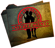 Secret Agent Art and Design Logo